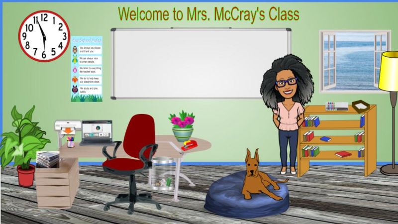 Bitmoji's Classroom